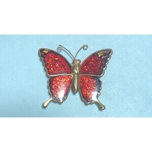 Butterfly -Collectible Enameled Refrigerator Magnet
